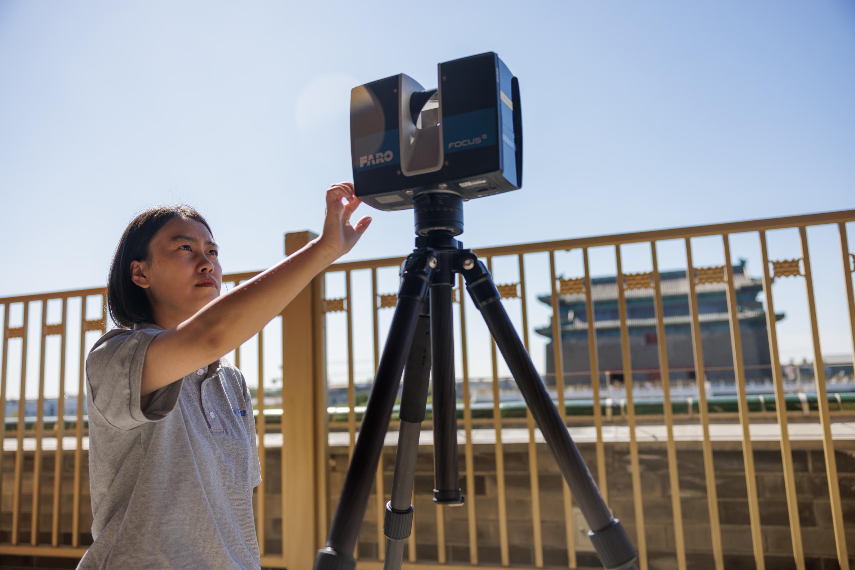 科技赋能古建修缮正阳门城楼有了3D等身像(图4)